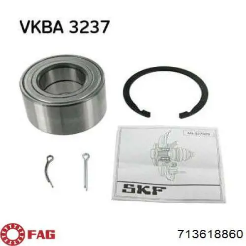 Купить 713618860 FAG Подшипник передней ступицы