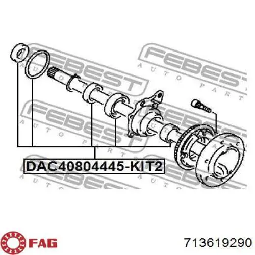 Задний подшипник FAG 713619290