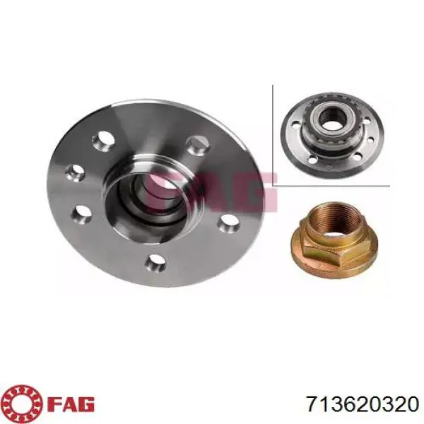 Купить 713620320 FAG Подшипник задней ступицы
