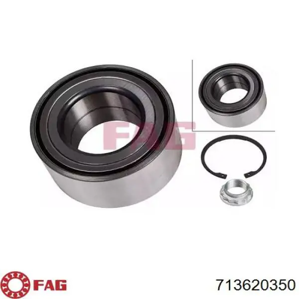 Подшипник ступицы передней/задней FAG 713620350