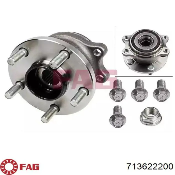 Ступицы задних колес FAG 713622200 цена, от 99.94 USD