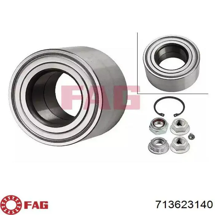 713623140 FAG Подшипник ступицы задней