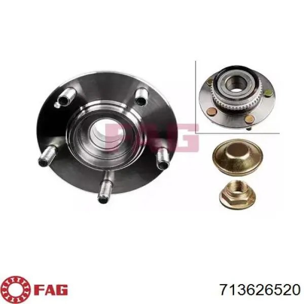 Ступицы задних колес FAG 713626520 цена, от 49.00 USD