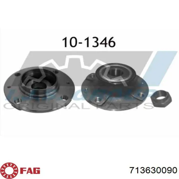 Купить 370167 Peugeot/Citroen Задняя шпиндель
