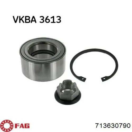 Комплект подшипника ступицы колеса FAG 713630790 цена, от 41.75 USD