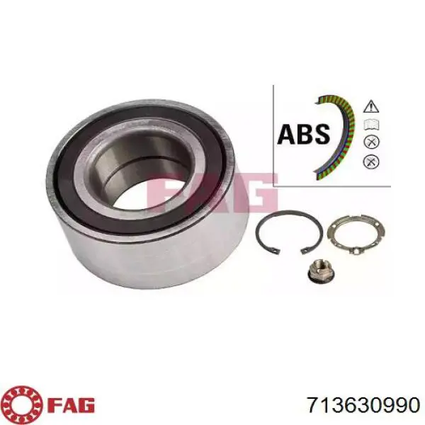 Комплект подшипника ступицы колеса FAG 713630990 цена, от 23.44 USD