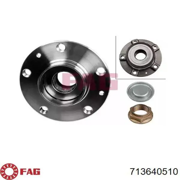 Ступицы задних колес FAG 713640510 цена, от 63.67 USD