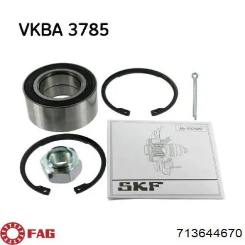Ступичный подшипник передний KAP 94535254