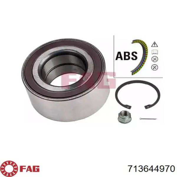 Купить 713644970 FAG Подшипник передней ступицы