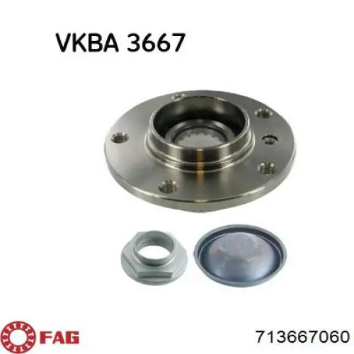 Ступицы передних колес FAG 713667060 цена, от 69.56 USD