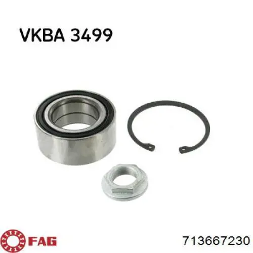 200862 ABS Подшипник ступицы задней