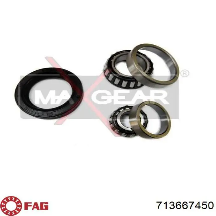 Комплект подшипника ступицы колеса FAG 713667450 цена, от 15.91 USD