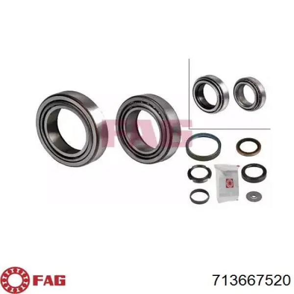 Подшипники задней ступицы Reco 00180 цена, от 33.76 USD