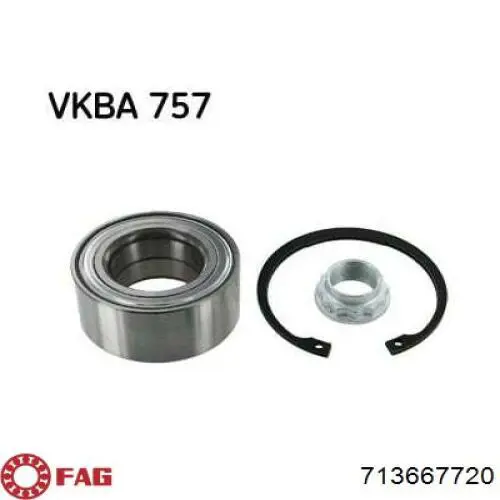 Подшипник задней ступицы 7703066049 Renault (RVI)