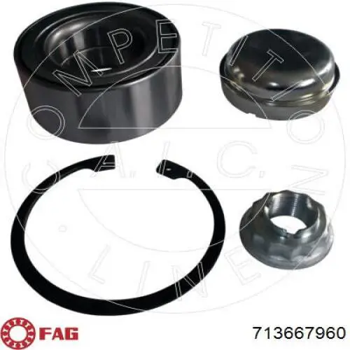 Подшипник ступицы A169981000664 Mercedes