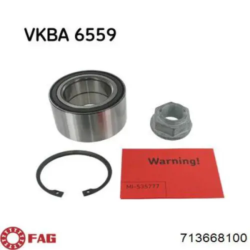 Подшипник ступицы передней/задней Vika 49659401