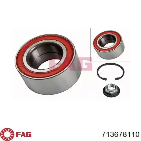 Подшипник ступицы 98AX1K018BB Ford