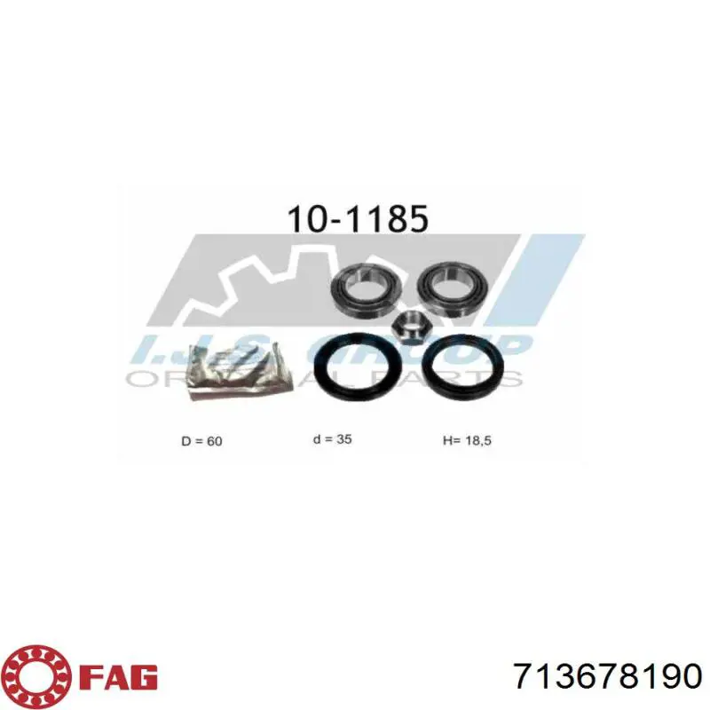 Купить WB35115 Sato Tech Подшипник передней ступицы