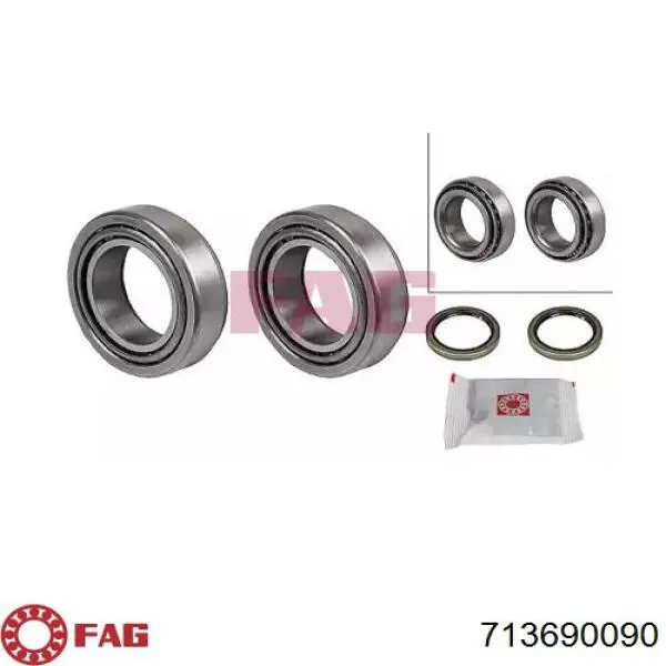 Ступичный подшипник передний ABS 200084