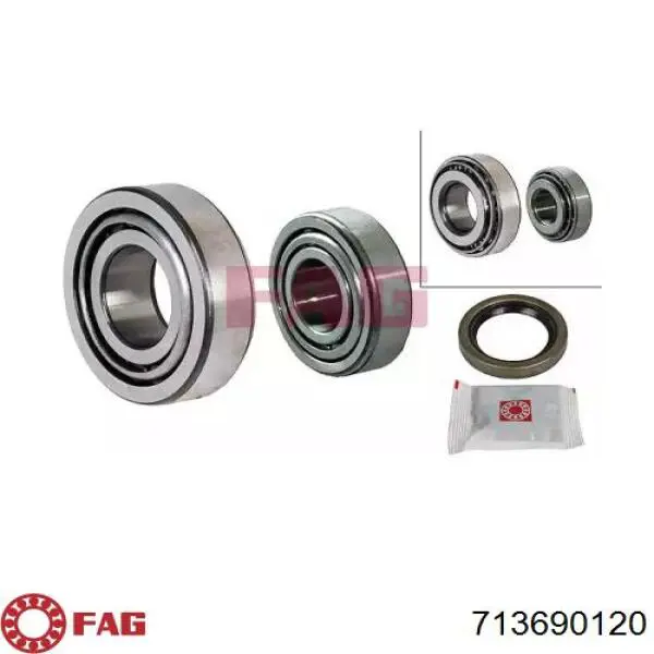 Подшипник ступицы передней на ВАЗ 2107  