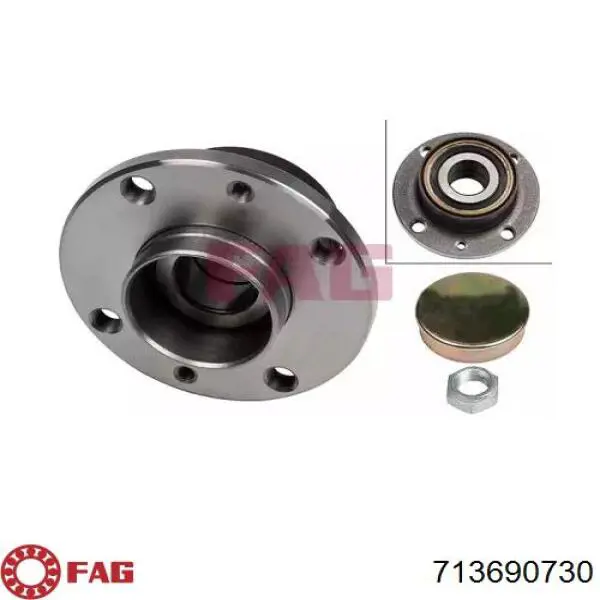 Ступицы задних колес FAG 713690730 цена, от 42.40 USD