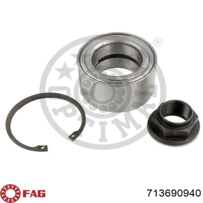Комплект подшипника ступицы колеса FAG 713690940 цена, от 61.65 USD