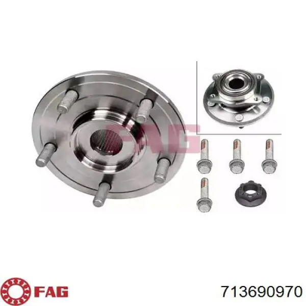 Купить 04721010AC Chrysler Ступица переднего колеса