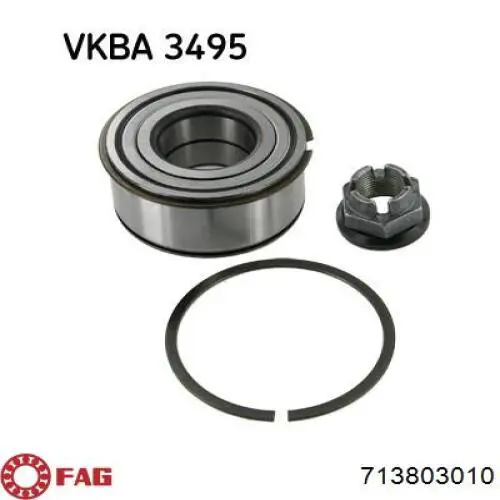 Ступичный подшипник передний FAG 713803010