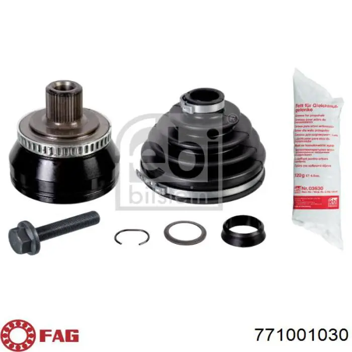 Шарнир равных угловых скоростей задний FAG 771001030 цена, от 35.31 USD