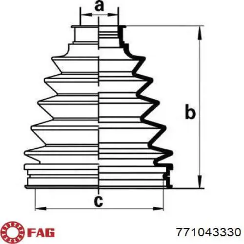 771043330 FAG Наружная граната