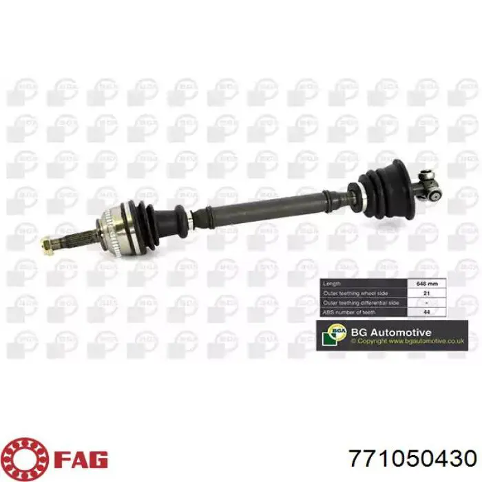 ШРУС наружный передний 302015100242 Magneti Marelli