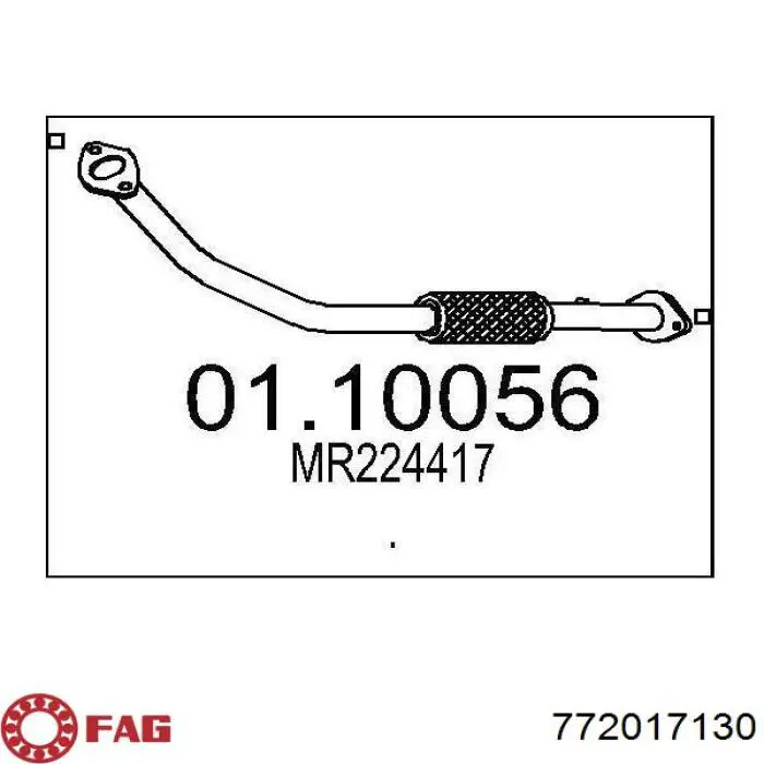 772 0171 30 Subaru bota de proteção interna de junta homocinética do semieixo traseiro