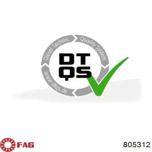 Подшипник ступицы задней наружный FAG 805312 цена, от 50.12 USD