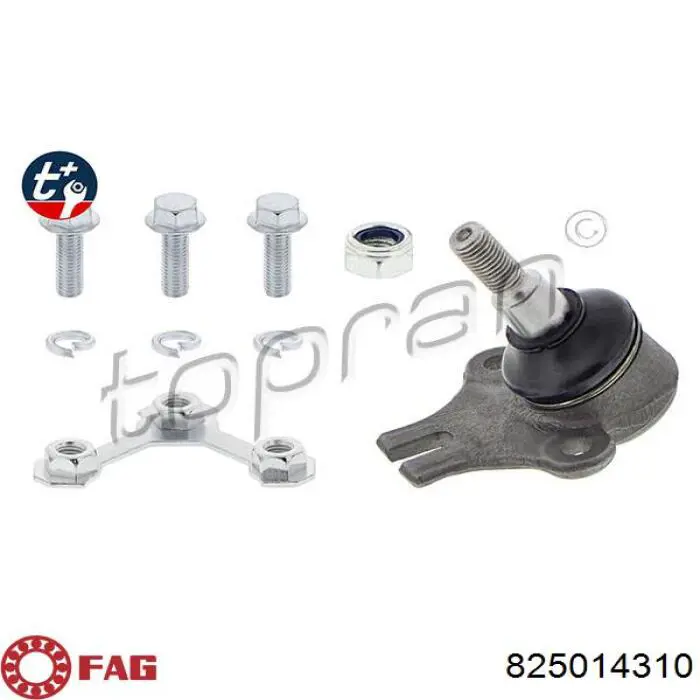 Шаровая опора, нижняя FAG 825014310 цена, от 13.85 USD