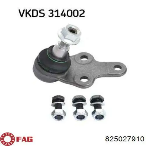 Купить 825027910 FAG Нижняя шаровая опора