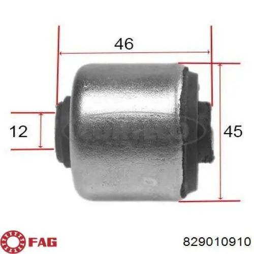 Купить 829010910 FAG Сайлентблок нижний передней подвески