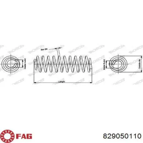 Сайлентблок заднего подрамника FAG 829050110 цена, от 14.66 USD