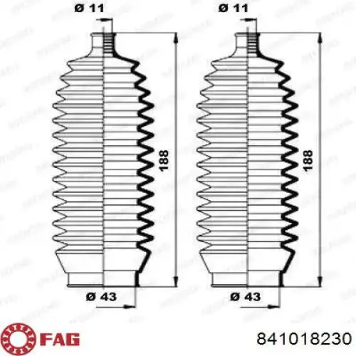 Пыльник рейки FAG 841018230