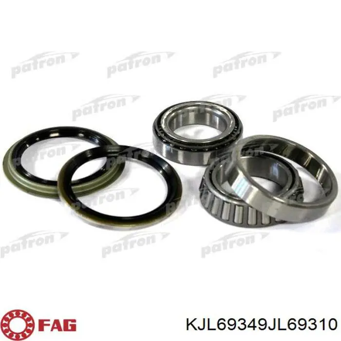 Купить JL69349310A SNR Подшипник ступицы передней наружный