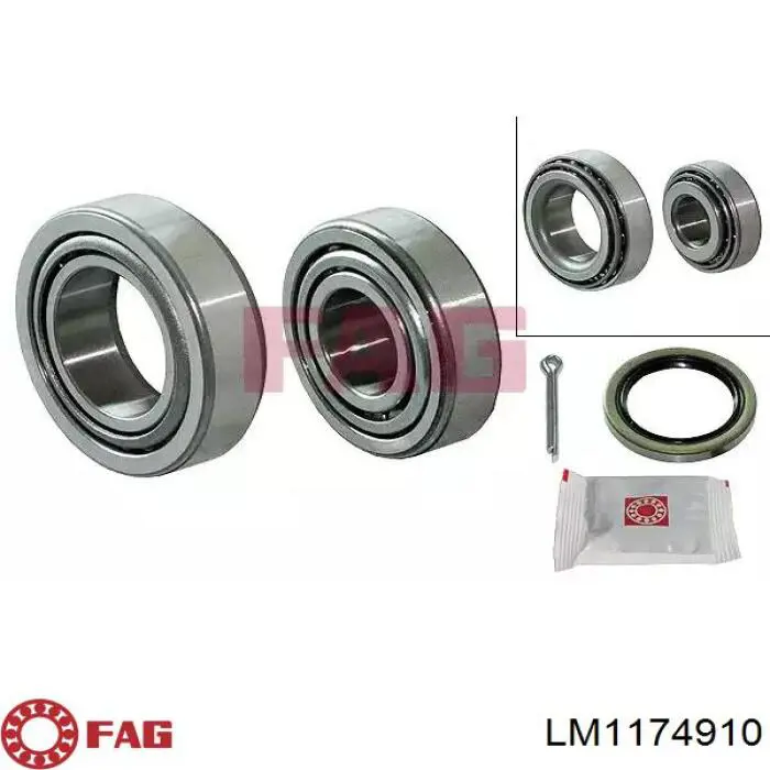Купить LM1174910 FAG Подшипник ступицы задней наружный