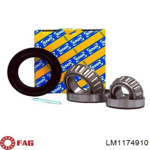 Подшипник ступицы задней наружный FAG LM1174910 цена, от 4.69 USD