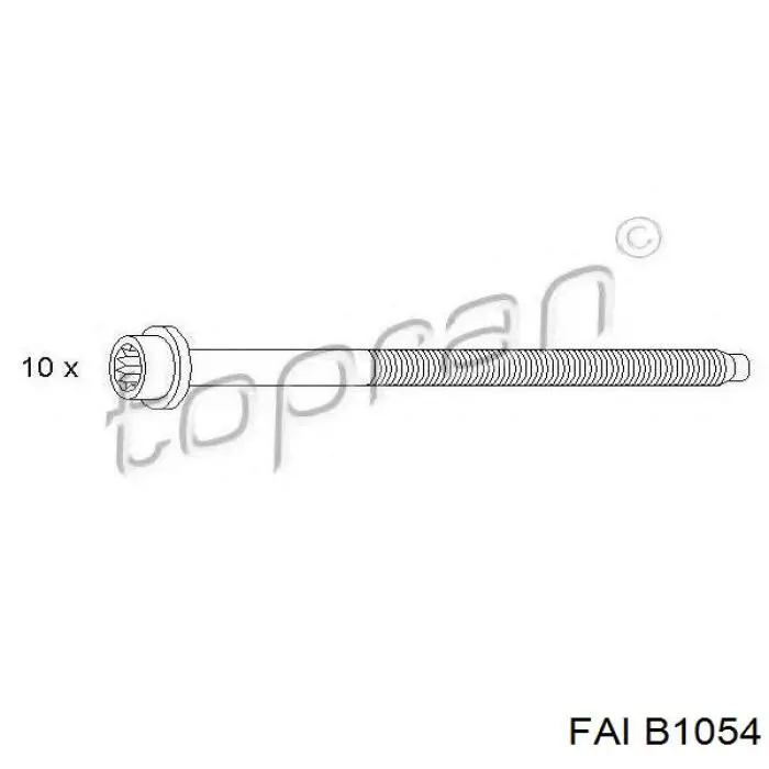 B1054 FAI Болт крепления головки блока цилиндров