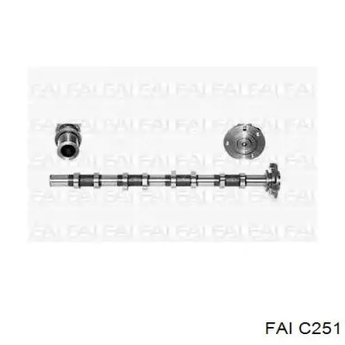 C251 FAI árvore distribuidora de motor de admissão