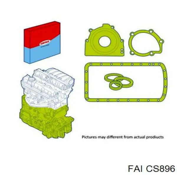 Juego de juntas, motor, inferior CS896 FAI