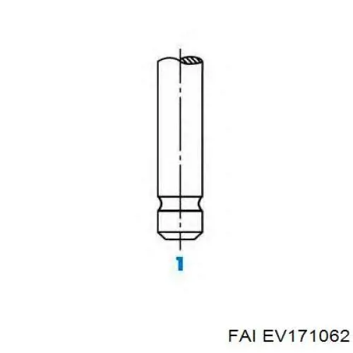Válvula de escape EV171062 FAI