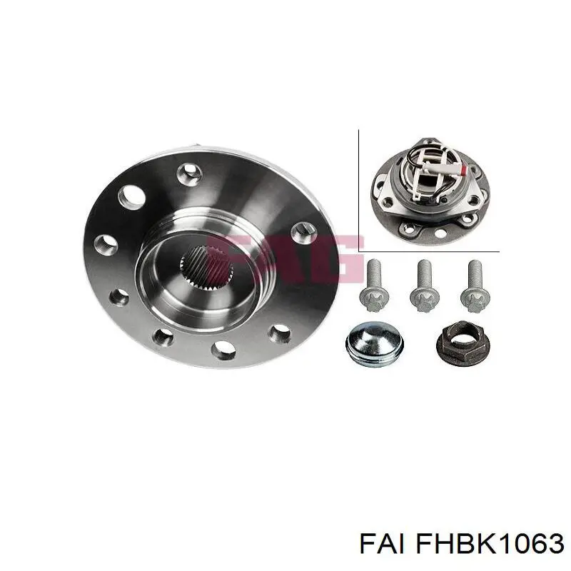 Ступица (передняя) FAI FHBK1063