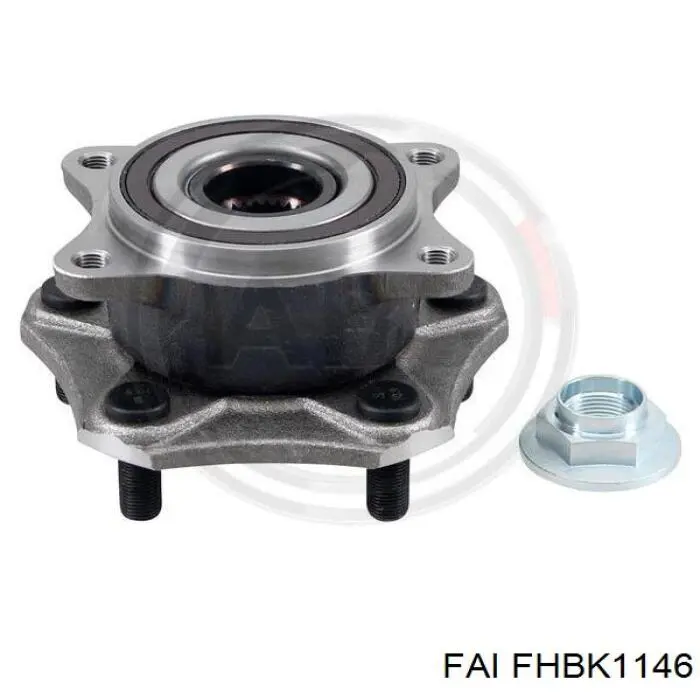 Cubo de rueda delantero FHBK1146 FAI