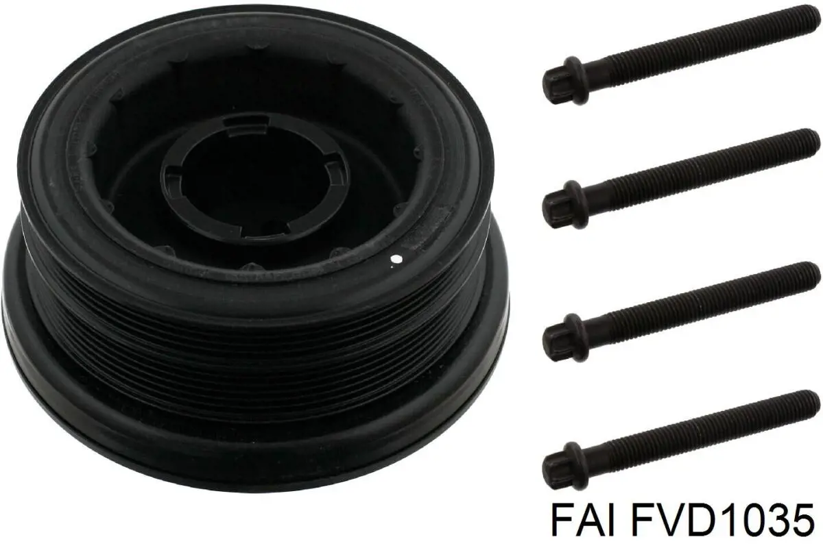 Шкив коленвала (демпфер) FAI FVD1035 цена, от 213.50 USD