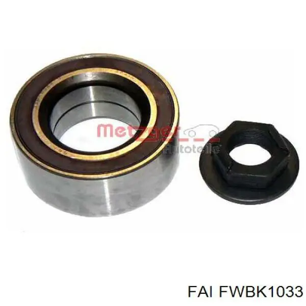 Cojinete de rueda delantero FWBK1033 FAI