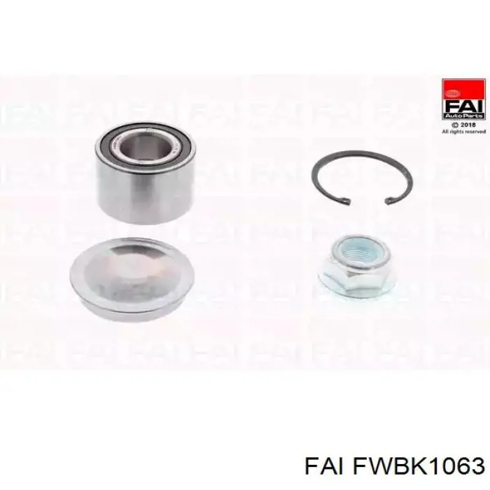 Купить FWBK1063 FAI Подшипник передней ступицы